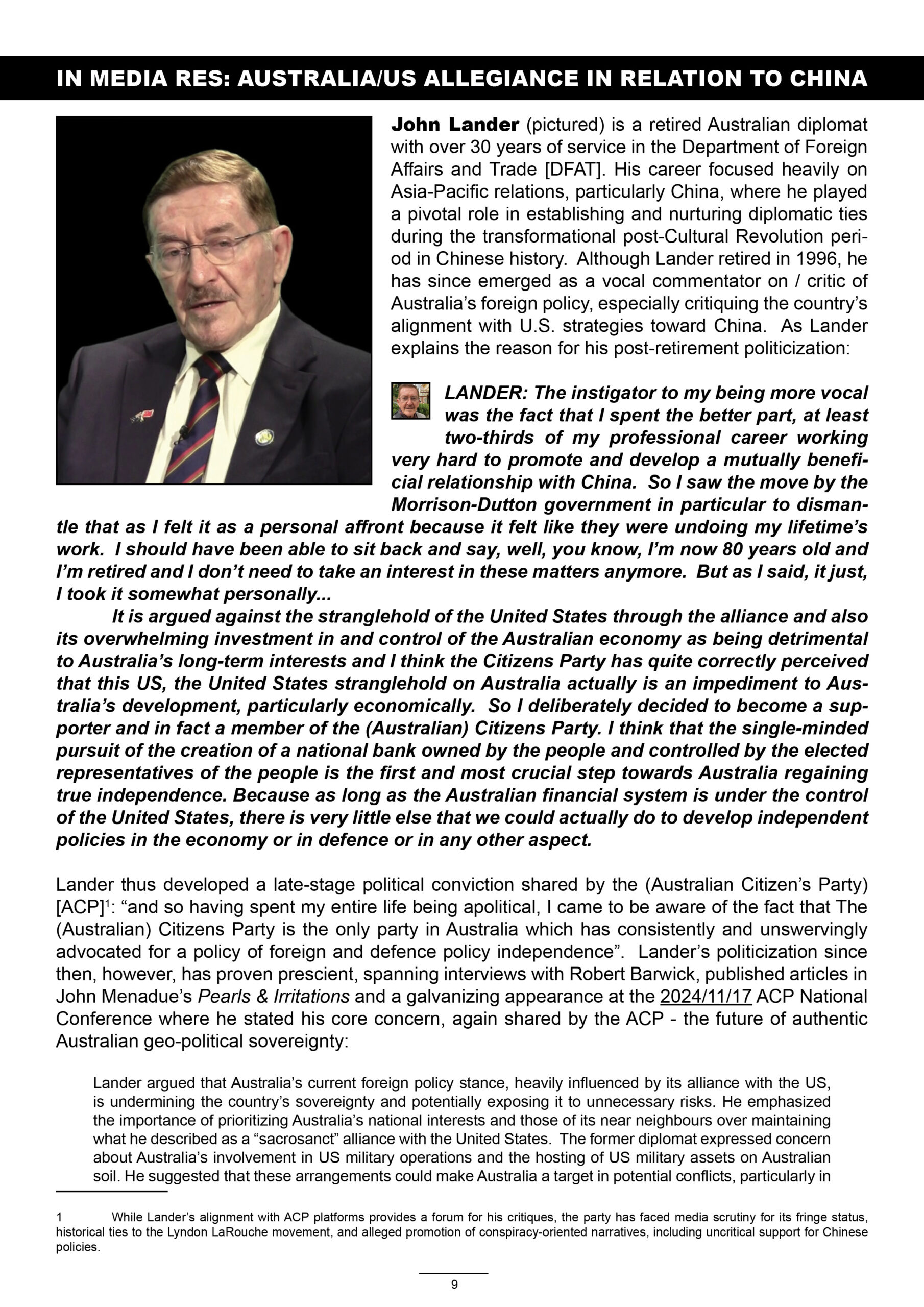 Willful Blindness: Inside Australian Diplomacy - Image 2